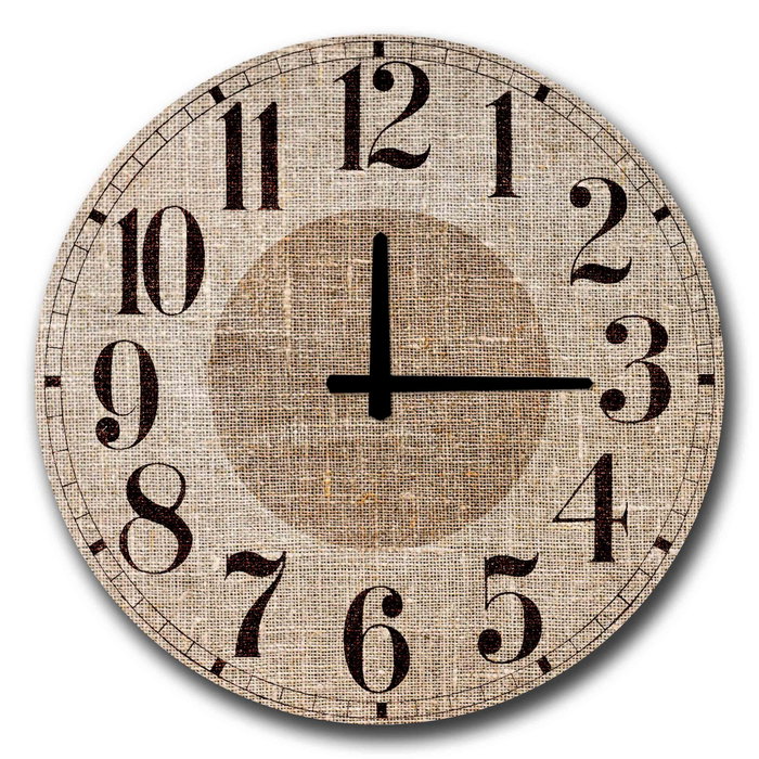 Wallity Reloj Decorativo de MDF Multicolor 50 cm